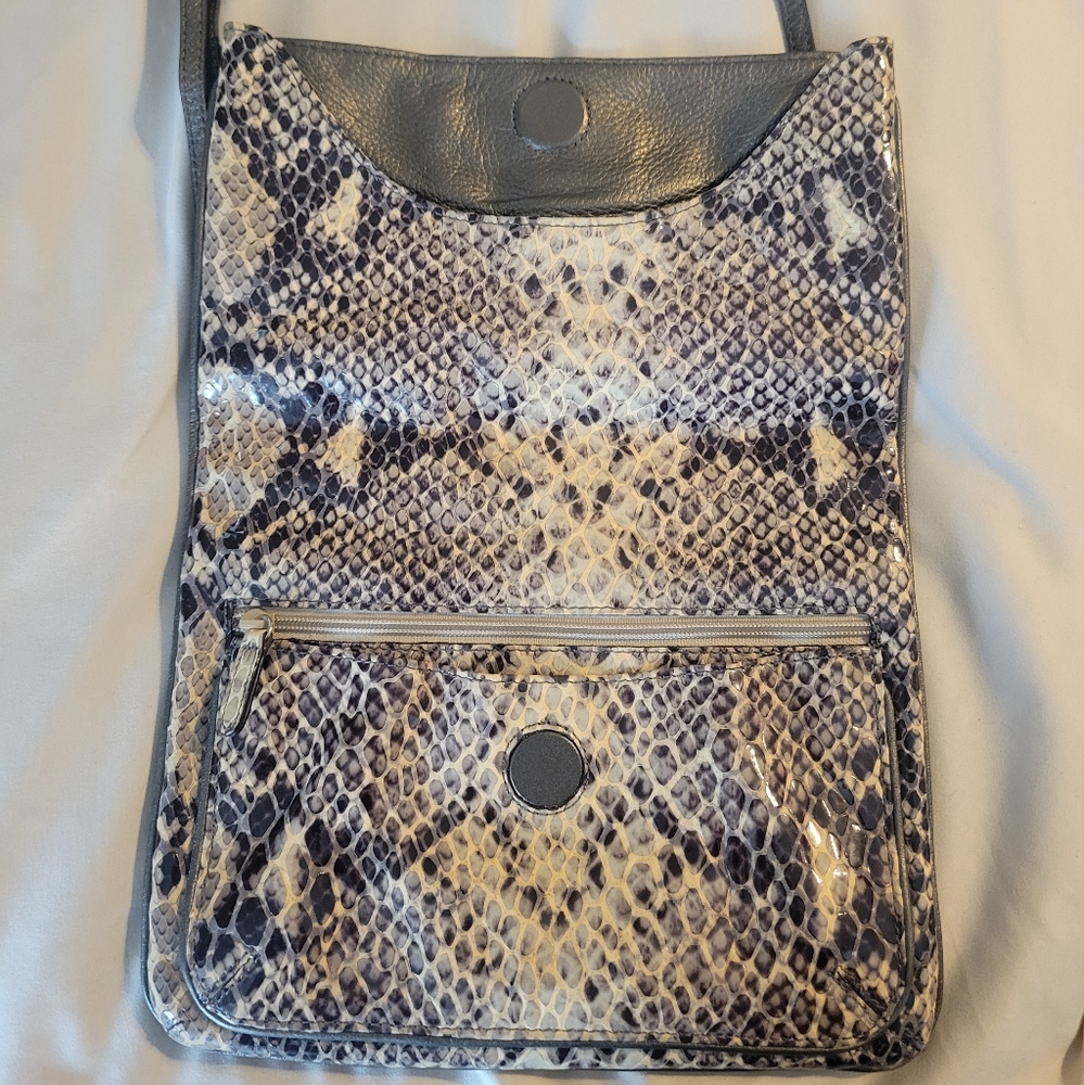 Brighton Python Embossed Crossbody - image 2